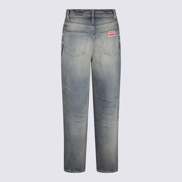 Kenzo Blue Denim Cotton Jeans