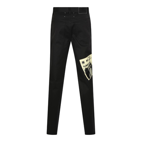 Maison Margiela Black Cotton Pants