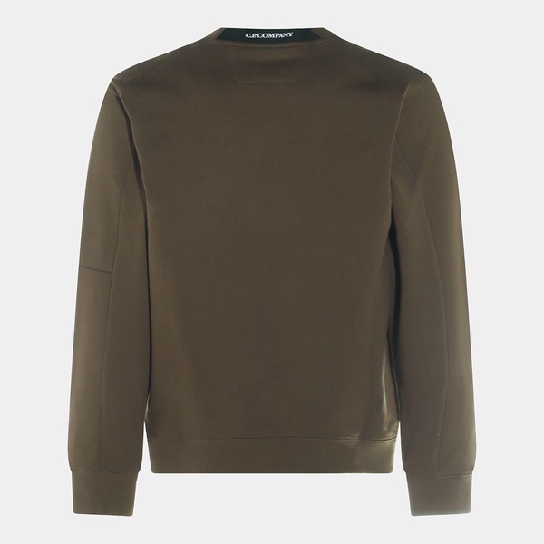 C.P. Company Dark Green Cotton Sweatshirt
