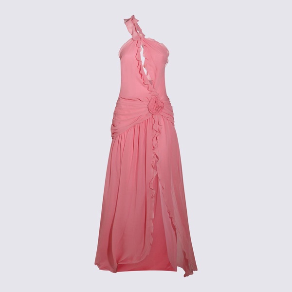 Blumarine Pink Silk Dress