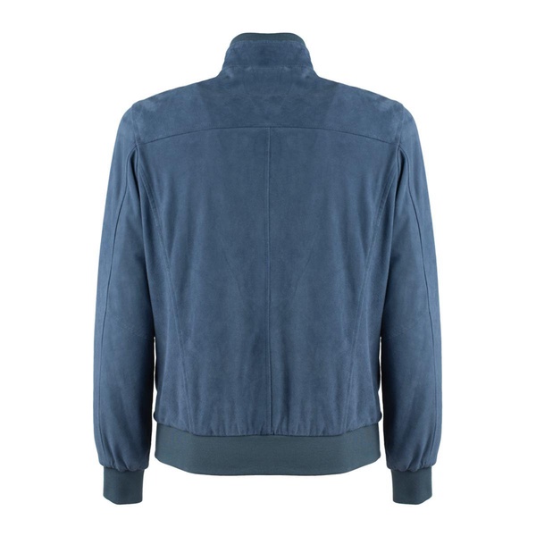 Barba Blue Suede Jacket