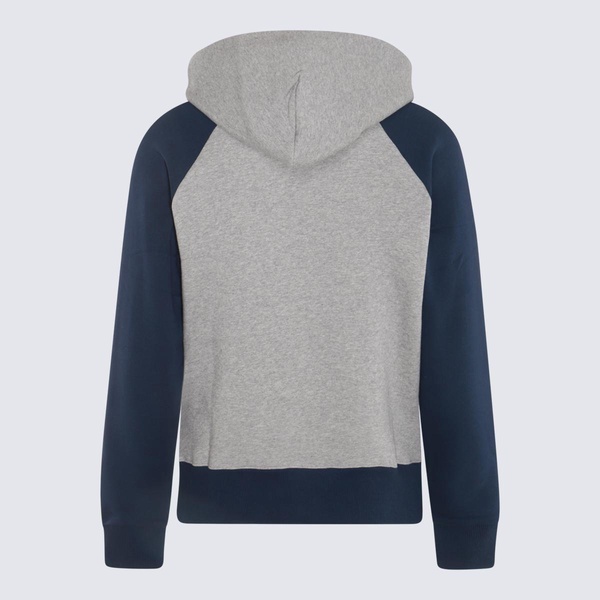 Kenzo Grey, Green And Blue Cotton Sweatshirt