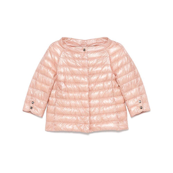 Blush Pink Quilted Outerwear