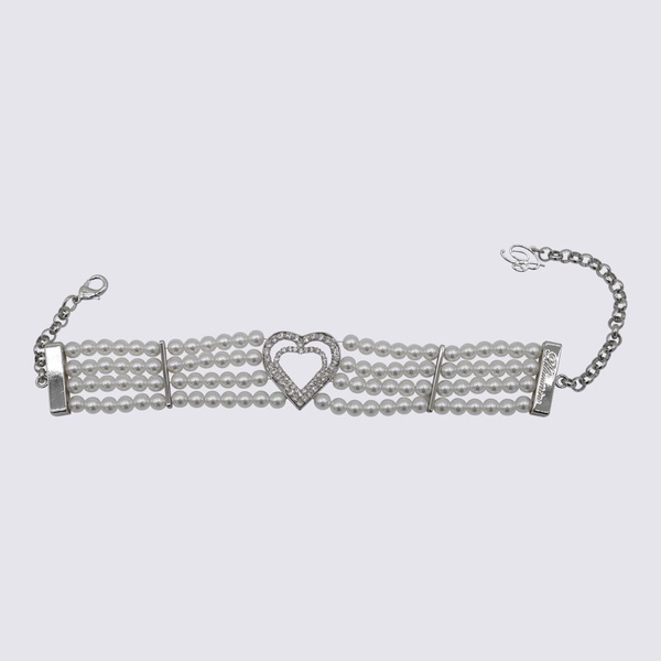 Blumarine Silver Tone Necklace