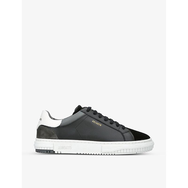 Atlas panelled leather sneakers 