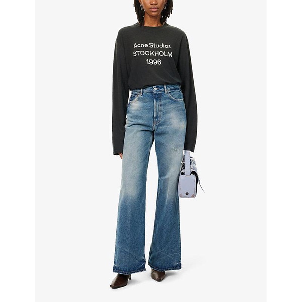 Logo cotton-blend top