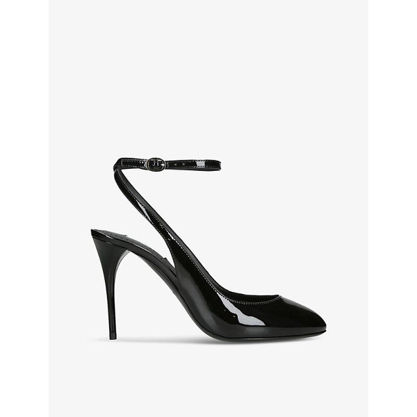 Patent Leather Slingback Pumps 90