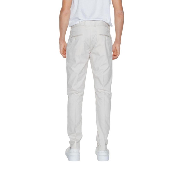 Beige Cotton Jeans & Pant