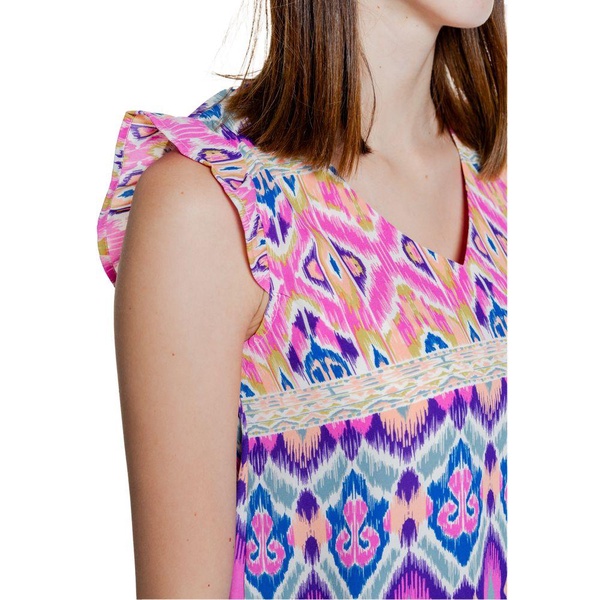 multi polyester polyester tops & women's t-shirt