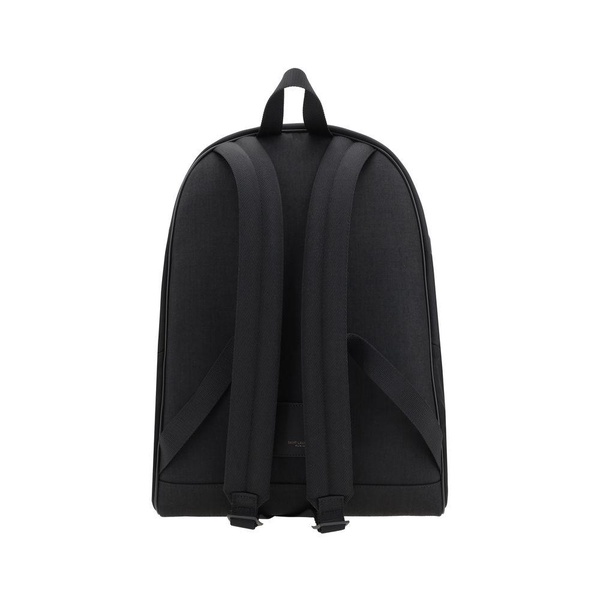 Stylish City Backpack with Leather Accents