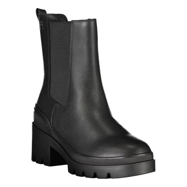 chic side elastic ankle boots with logo women's detail