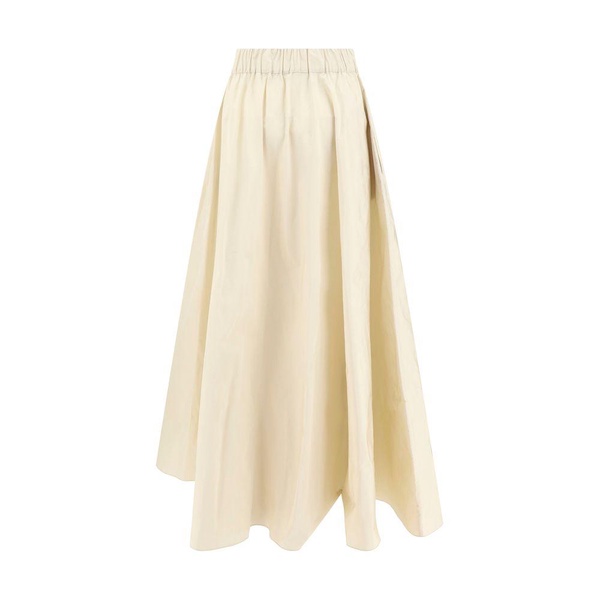 A-Line Nylon Skirt with Pockets
