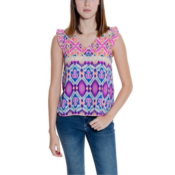 multi polyester polyester tops & women's t-shirt