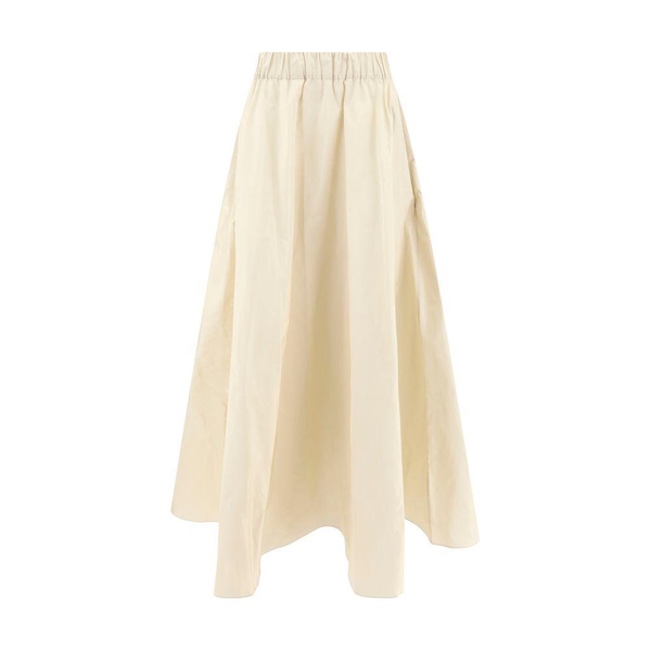 A-Line Nylon Skirt with Pockets