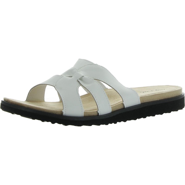 skai womens strappy manmade slide sandals