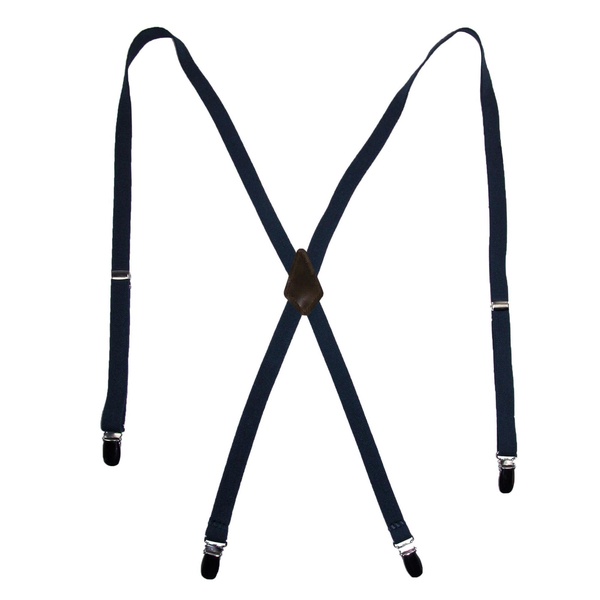 women's elastic clip-end 1/2 inch skinny urban suspenders