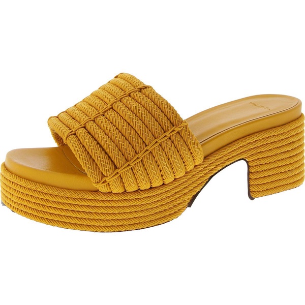 margo cord womens open toe slip on platform sandals