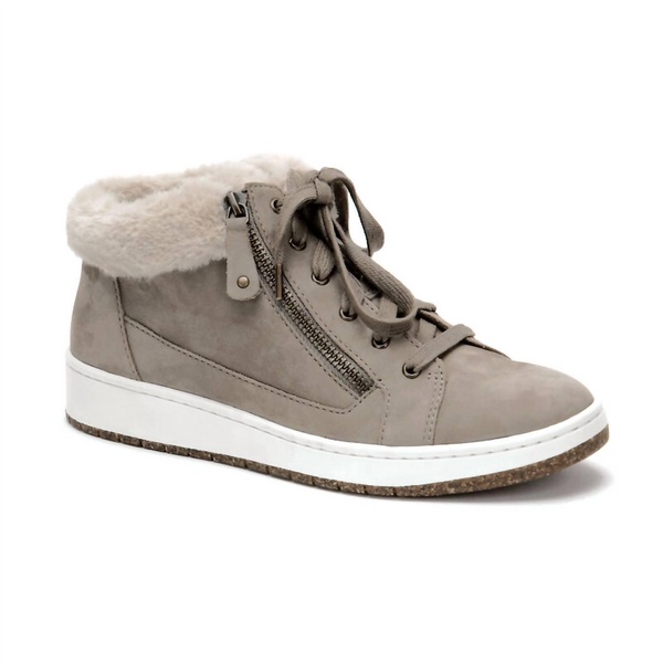 women's dylan arch support sneaker in taupe