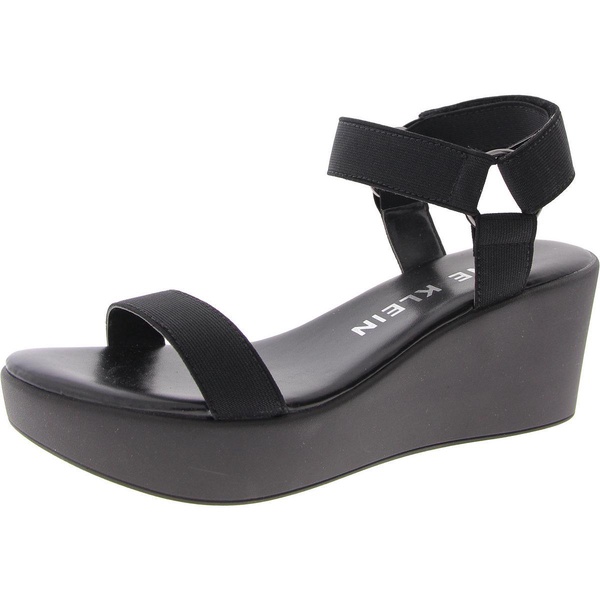 womens stretch open toe ankle strap