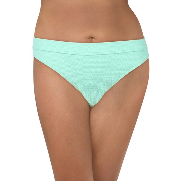 womens ribbed polyester swim bottom separates