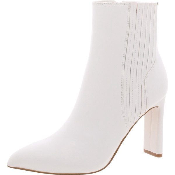 kalia womens faux leather embossed ankle boots