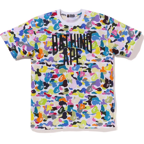 multi camo nyc logo tee mens