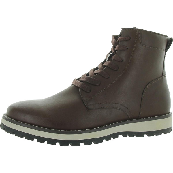 andres womens faux leather ankle chukka boots