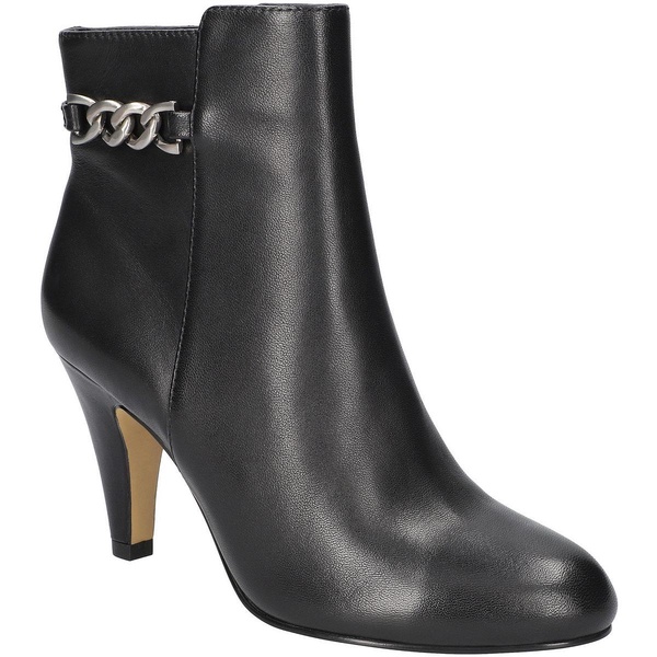 agnes womens embellished man made ankle boots