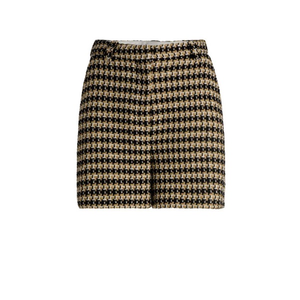relaxed-fit shorts in tweed