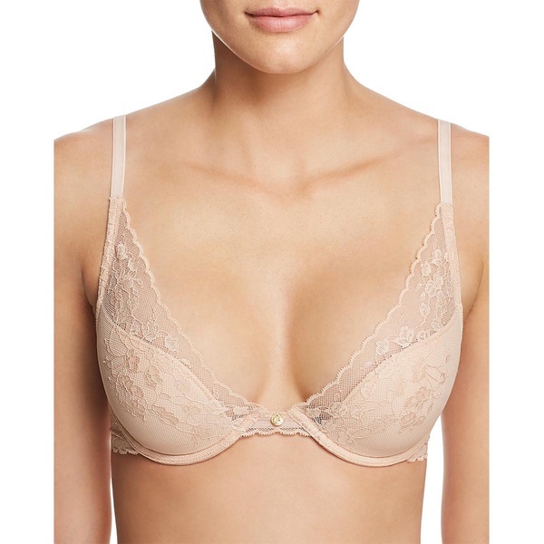 cherry blossom womens lace convertible plunge bra