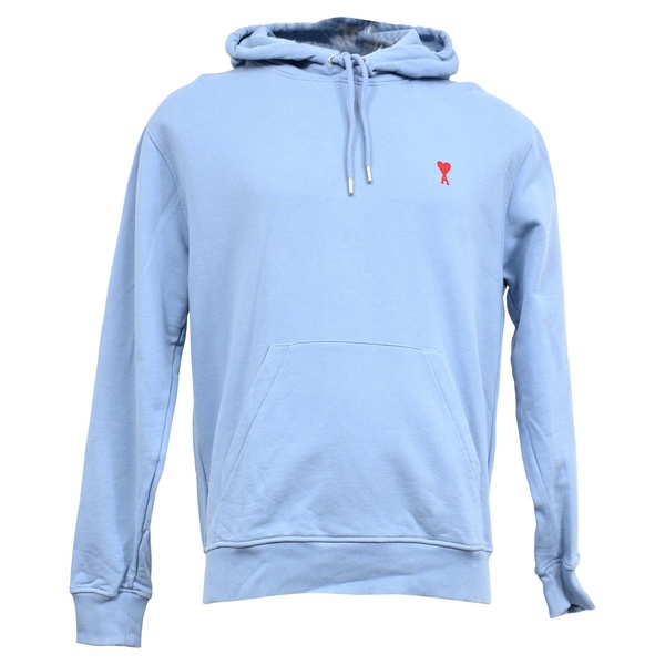 de coeur hoodie in light blue cotton