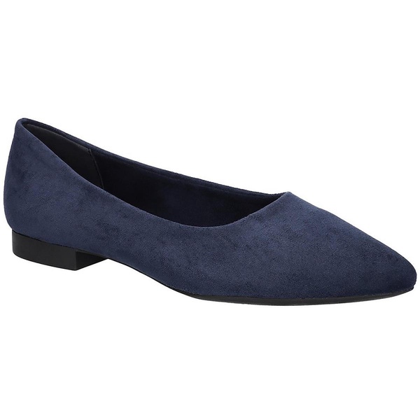womens solid manmade flat shoes