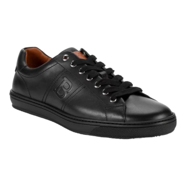 orivel men's 6240301 black leather sneaker