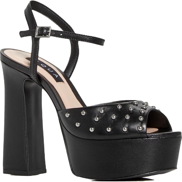 cullen womens leather ankle strap platform sandals
