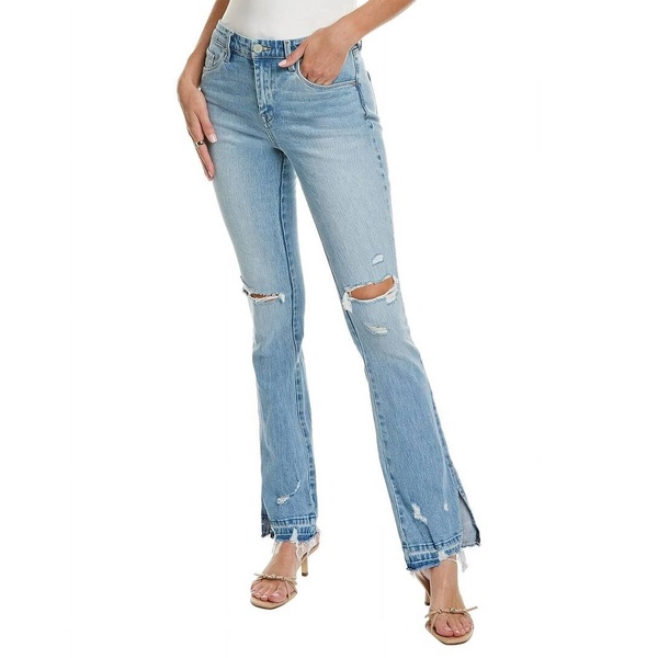 the hoyt high rise mini flare jeans in no thanks