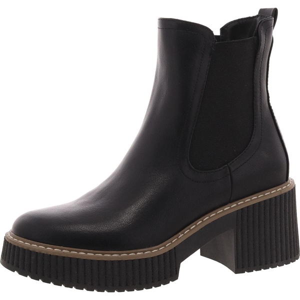 darcel womens faux leather b chelsea boots
