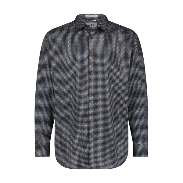 herringbone printed shirt