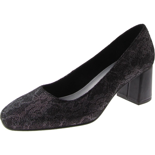 jillian womens slip-on floral pumps