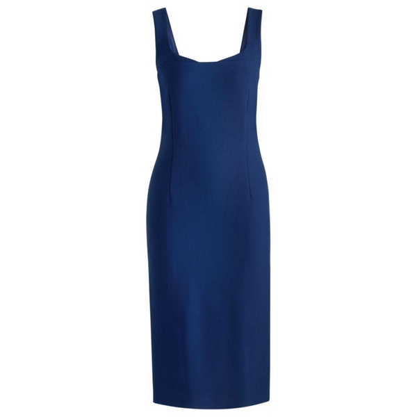bodycon midi dress in stretch fabric