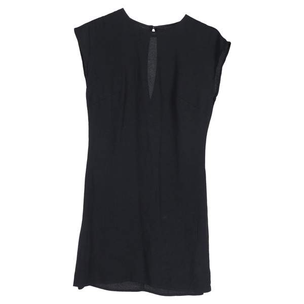 mini dress in black viscose