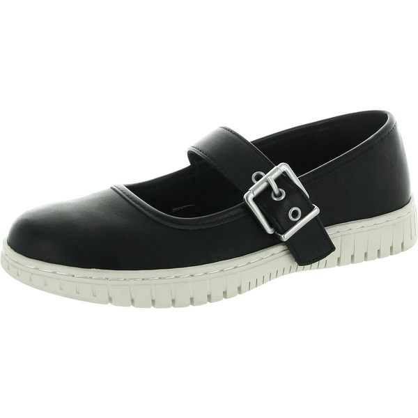 womens buckle leather mary janes