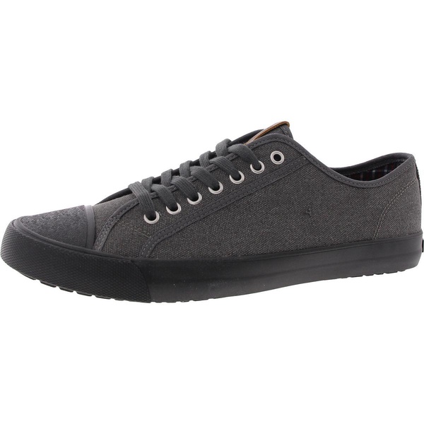 mens lace-up canvas casual and fashion sneakers