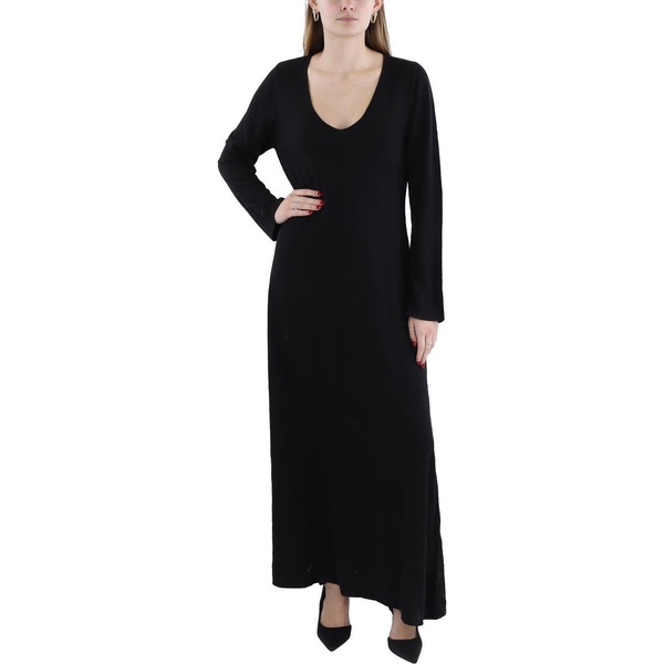 womens full length knit maxi dress