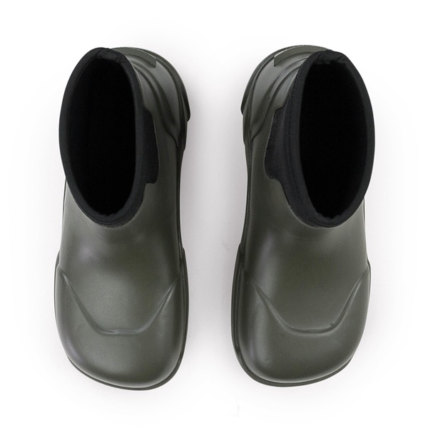 rubber ankle boot