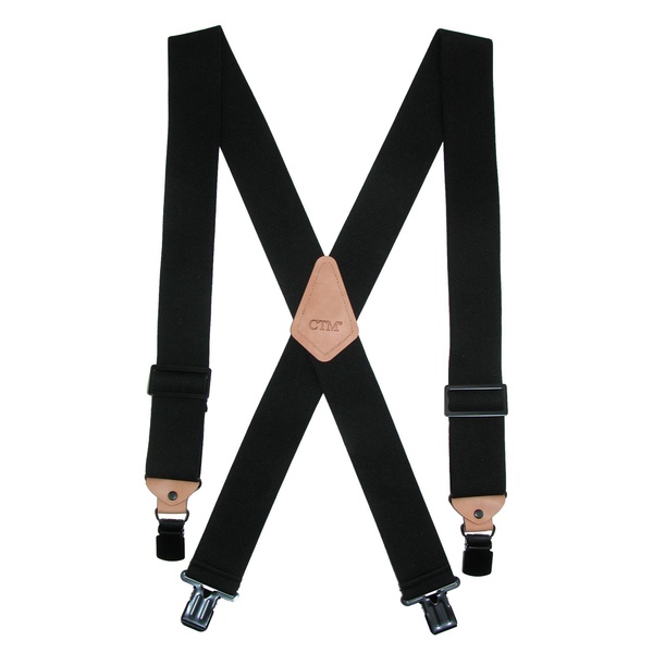 men's heavy duty clip-end work suspenders