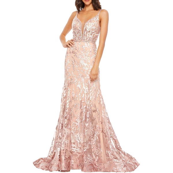 womens lace embellished evening dress