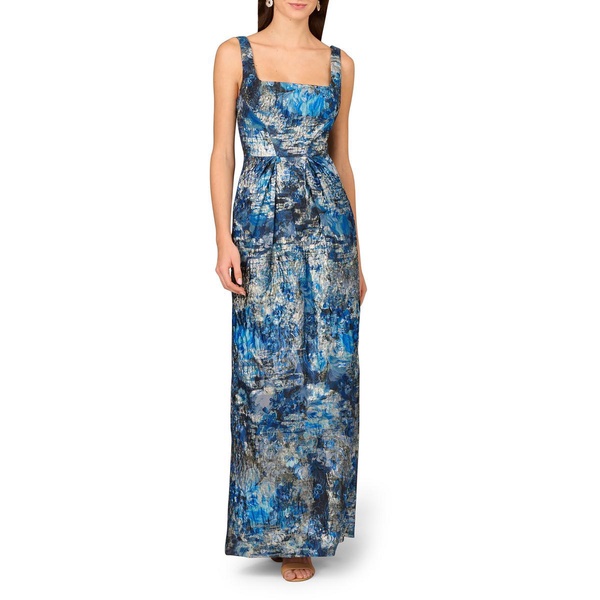 womens metallic maxi evening dress