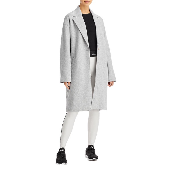 womens cotton blend heathered trench coat