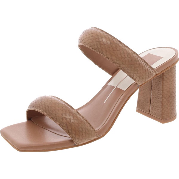 pascoe womens slip on double strap block heel