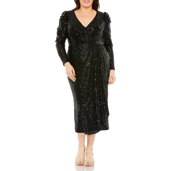 plus womens sequined mesh evening dress
